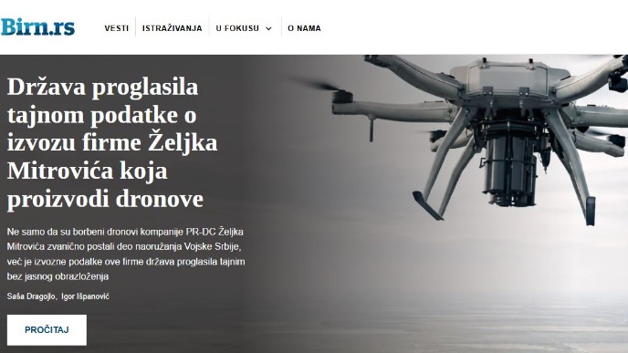 Tajni podaci o dronovima